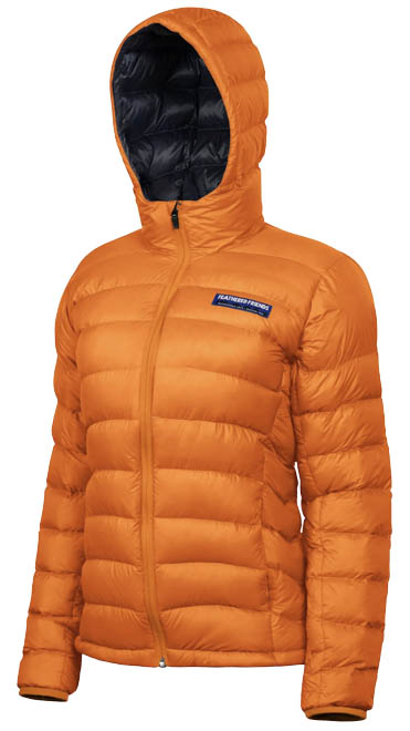 Feathered Friends Eos women's down jacket (orange)